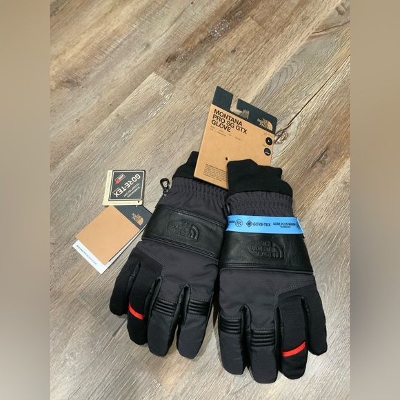 The North Face Other - The North Face Montana Pro GTX Ski Snowboard Gloves GORE-TEX Leather Sz L